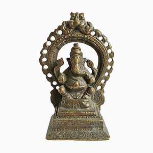 Kleine antike Ganesha . aus Bronze