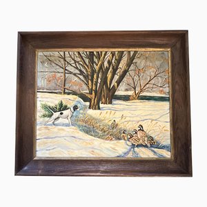 Untitled, 1950s, Painting on Canvas, Framed