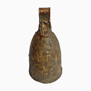 Cloche Igbo d'Afrique de l'Ouest Antique en Bronze