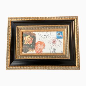 Judy Henn, First Day as a Lion Rose, 2000s, Collage, Framed