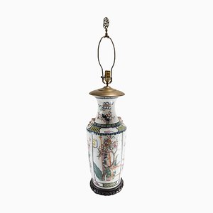 Chinoiserie Chinese Famille Verte Style Table Lamp