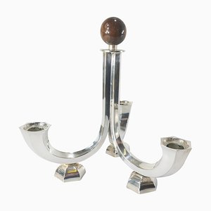 German 830 Silver Candleholder