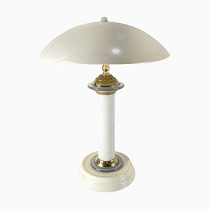 Lámpara de mesa con platillo volante Mid-Century moderna