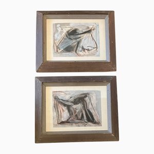 Untitled, 1970s, Paintings, Framed, Set of 2