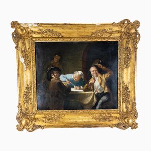After Louis-Aime Grosclaude, Tasting of the Wine, 19th Century, Framed