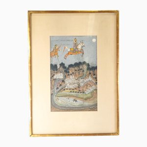 Untitled, 19th Century, Gouache Painting, Framed