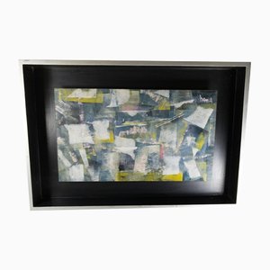 Untitled, Mid-Century, Abstract Painting, Framed