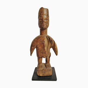 Bambola tribale in legno di pecora dell'inizio del XX secolo