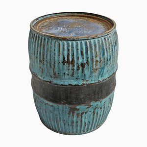 Vintage Small Iron Barrel