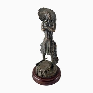 Figura in bronzo della fine del XX secolo di Bernard Kim