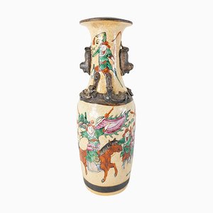 Vase Chinoiserie Antique Famille Verte