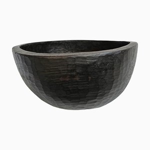 Large Vintage Wood Bowl, Nepal