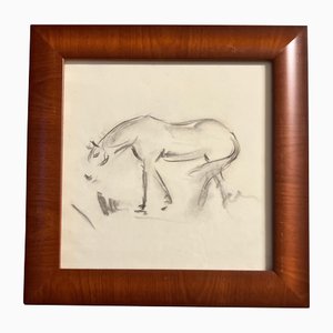 Untitled, 1950s, Pencil on Paper, Framed