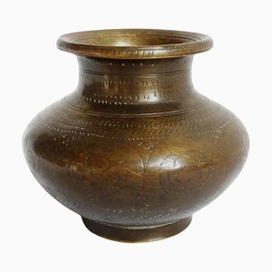 Vaso Ritual vintage in bronzo, Nepal