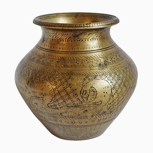 Vase Rituel Vintage en Bronze, Népal