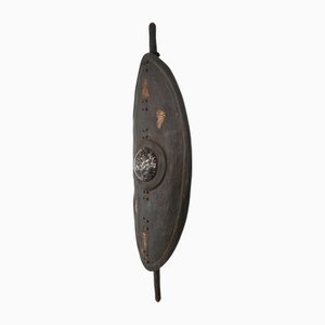 Vintage Elongated Wood Shield