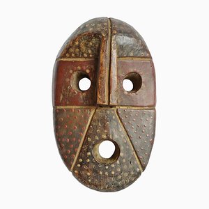 Vintage Dotted Carved Mask