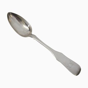 19th Century Russian 84 Silver Table Serving Spoon