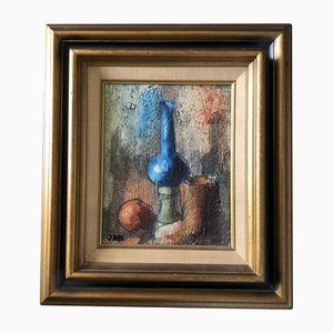 Still Life, 1960s, Painting on Canvas, Framed