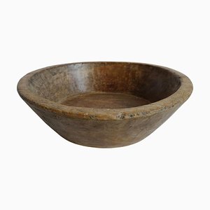 Vintage India Teak Wood Bowl