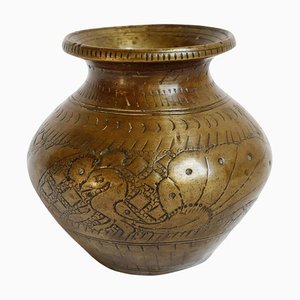 Vaso Ritual vintage in bronzo, Nepal