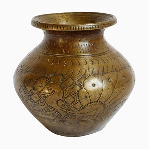 Vintage Bronze Ritual Vase, Nepal