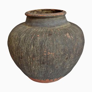 Pot de Village Antique en Céramique de Mongolie