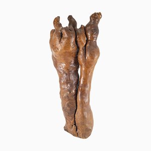 Sculpture Décorative Mid-Century Naturalistic Cypress Rootwood Knee, 1970s