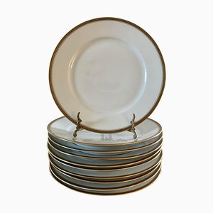 Antike griechische griechische Luncheon Teller von KPM, 1920er, 10 Set