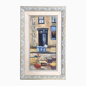 Rooms at Duval, New Orleans, 1970s, Painting on Canvas, Framed