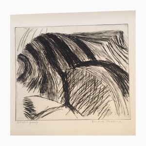 Waves, 1970s, Etching on Paper