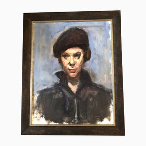After Robert Henri, Portrait, 1990s, Painting on Canvas, Framed