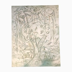 Peter Duncan, Tree, 1990s, Encaustic on Paper