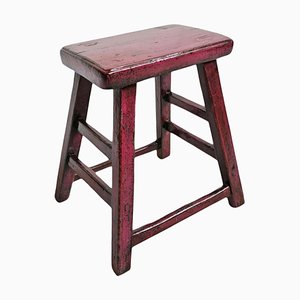 Vintage Purple Lacquer Stool