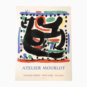 Joan Miro, Atelier Mourlot Composition, años 70, Litografía sobre papel