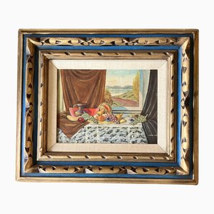 Room with a View, 1960s, Painting on Canvas, Framed