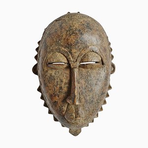 Vintage Baule Carved Wood Mask