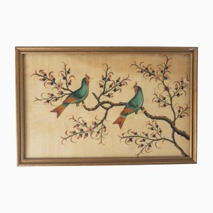 Chinesischer Künstler, Chinoiserie-Szene, 1800er, Aquarell auf Papier