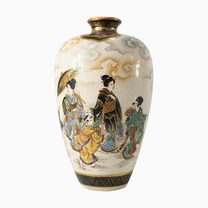 Japanische Satsuma Vase von Ryozan