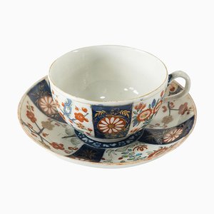 Taza de té y platillo English Royal Worcester Rich Queen