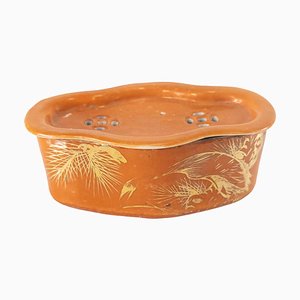 Chinesische Orange glasierte Porzellan Cricket Box