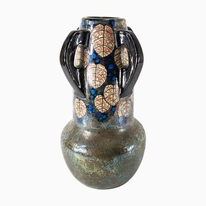 Vaso Art Nouveau in ceramica Art Nouveau, inizio XX secolo