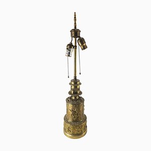 Decorative Gilt Metal Table Lamp