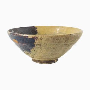 19th Century Japanese Peachbloom Raku Chawan Tea Bowl