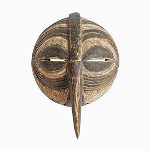 Máscara de pájaro Luba Kifwebe antigua