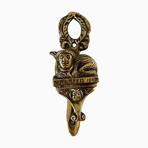 Vintage Cast Brass English Chester Imp Door Knocker