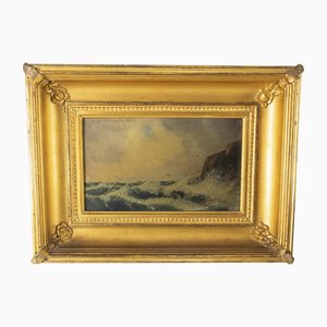 Paysage marin, 1863, Peinture, Encadré