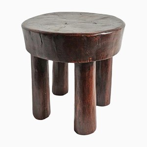 Vintage West African Wood Stool