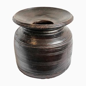 Large Vintage Wood Vessel, Nepal