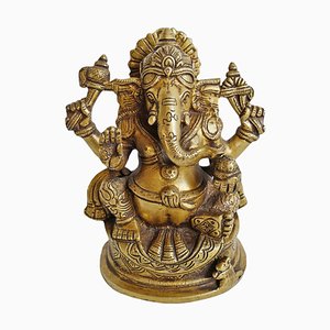 Figura de Ganesha vintage de latón